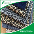 animal printed fake minky fur fabric